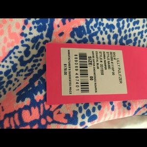 Lily Pulitzer Donna Romper SIZE 00